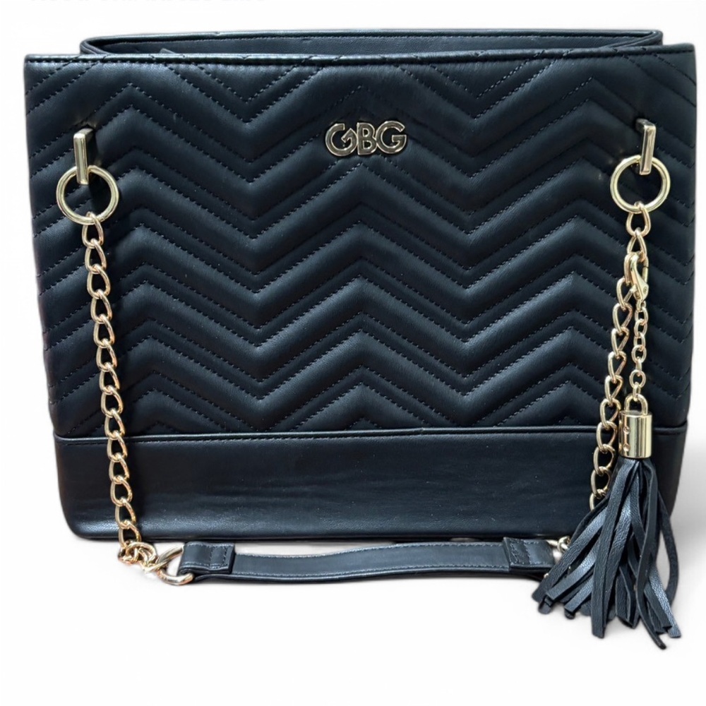 GBG Los Angeles Black Quilted Women's Bag